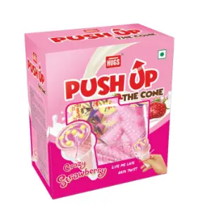 Hugs Push-Up-The-Cone Strawberry