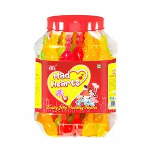 Hugs Mad Hearts Fruity Jelly Pudding