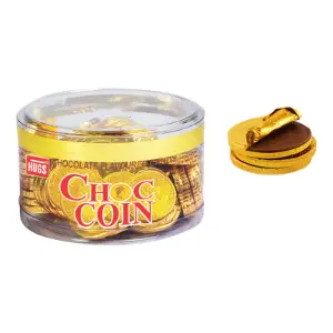 Hugs Choc Coin Gold