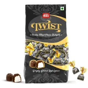 Hugs Ghana Truffle Center Filled Dark Choco