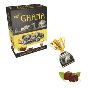 Hugs Ghana Truffle Center Filled Dark Choco