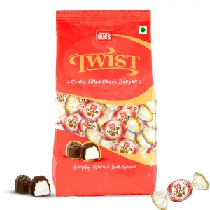 Hugs Gold Truffle Center Filled Milk Choco